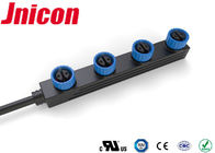 Jnicon LED 방수 전원 연결 장치, 평행한 방수 M15 연결관 4 방법