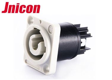 3 Pin Circualr IP44는 LED 연결관 Powercon 소켓 500V/20A를 방수 처리합니다