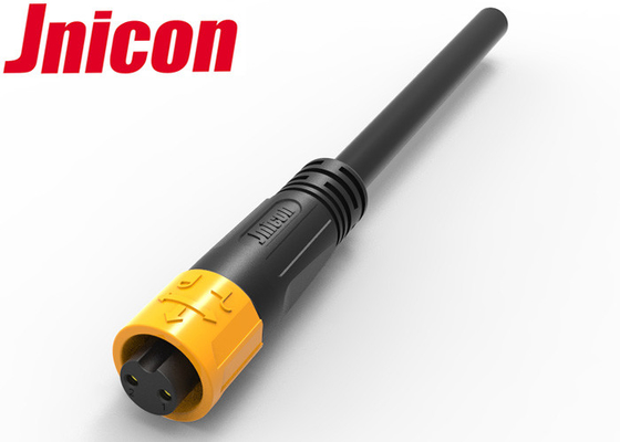 10A를 잠그는 Jnicon M12 강요는 연결관 남여 주조한 2 Pin를 방수 처리합니다