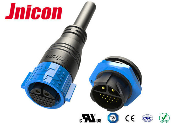 30A DC 자료는 다핵 구조를 잠가 케이블 연결관 IP67 20 Pin 각자를 방수 처리합니다