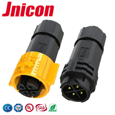 20A 300V M19 DC 방수 커넥터 푸시 잠금 장치 IP67 방수 커넥터