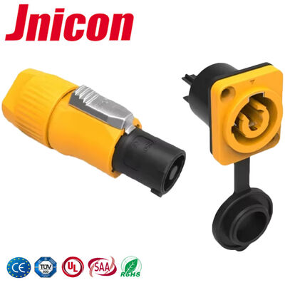 Jnicon 20A 방수 전기 커넥터 IP65 파워콘 플라스틱 방수 플러그 소켓
