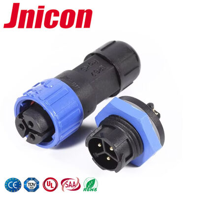 PA66 300V 3핀 와이어 투 보드 커넥터 M16 10A 전원 커넥터 방수