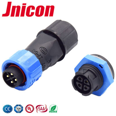 IP68 10A 방수 납땜 커넥터 패널 마운트 나사 전기 M16 커넥터