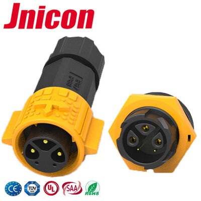 20A 방수 원형 커넥터 IP67 RoHS 3+2 핀 300V 와이어 투 보드 커넥터