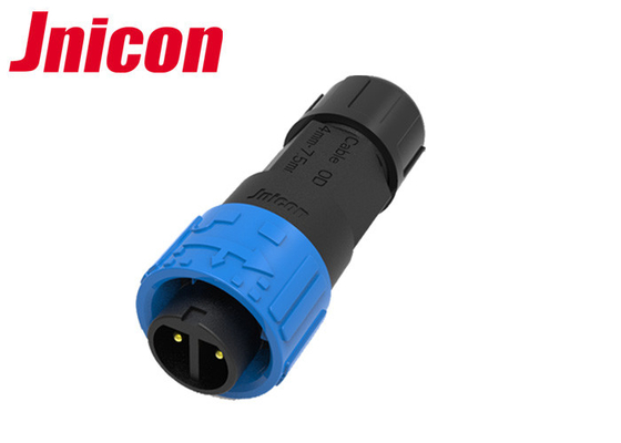 끝 옥외 전기 케이블 연결관 10A IP67 2-8 Pin를 납땜하는 Jnicon